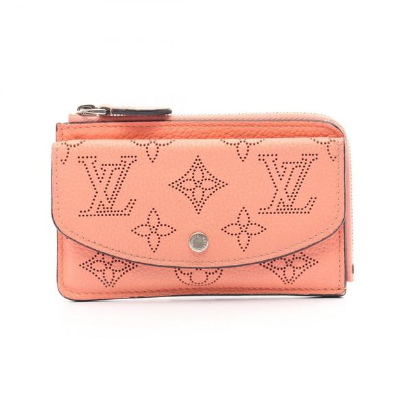 Louis Vuitton Recto Mahina Carte Porte Coral Verso Wallet Pink Leather - Picture 1 of 8